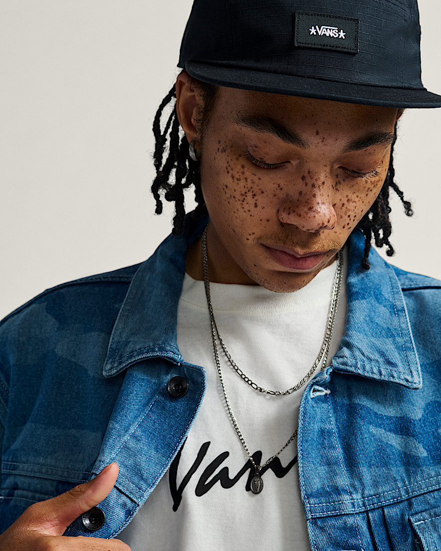 Skate Snapback Hat by Atiba Jefferson VANS Atiba Black ALT3