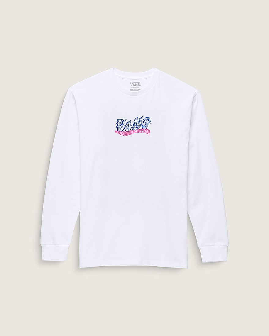 Digital Wavy Vans Long Sleeve T-Shirt - 1
