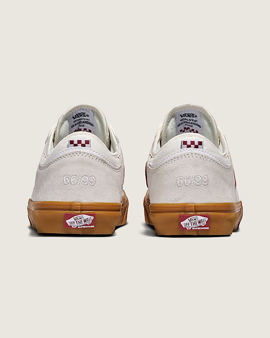 Skate Rowley Shoe VANS White  Red  Gum ALT3