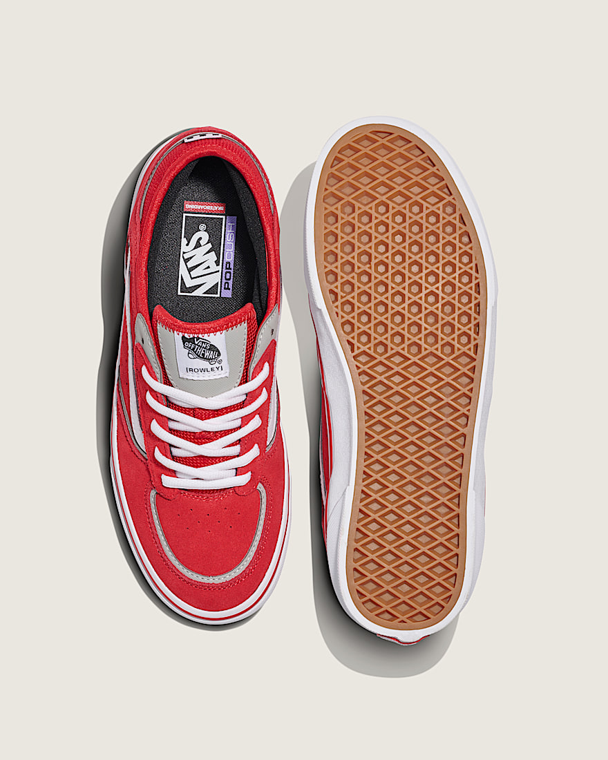 Skate Rowley Shoe VANS Red  Grey ALT2