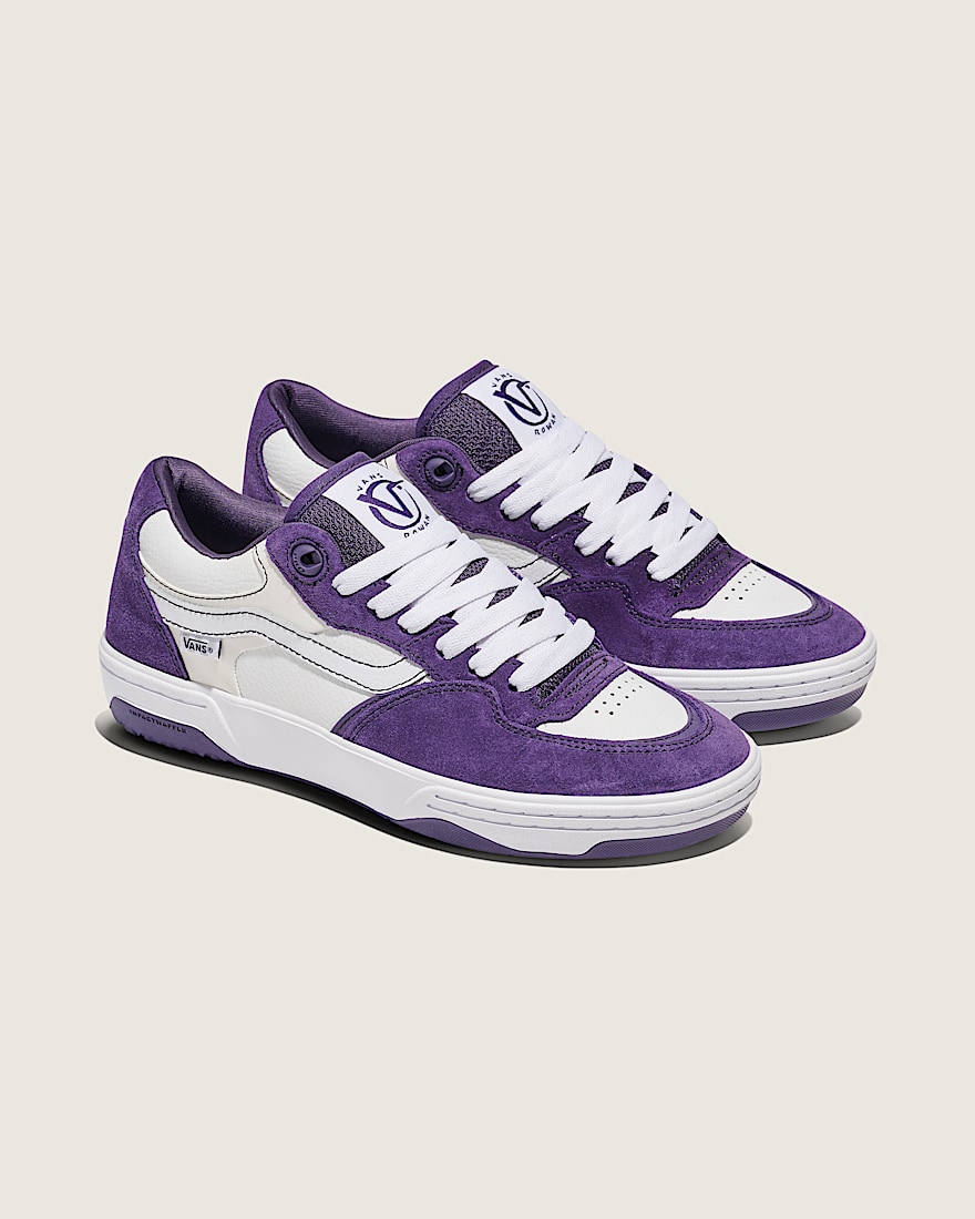 Skate Rowan 20 Shoe VANS Purple White ALT1