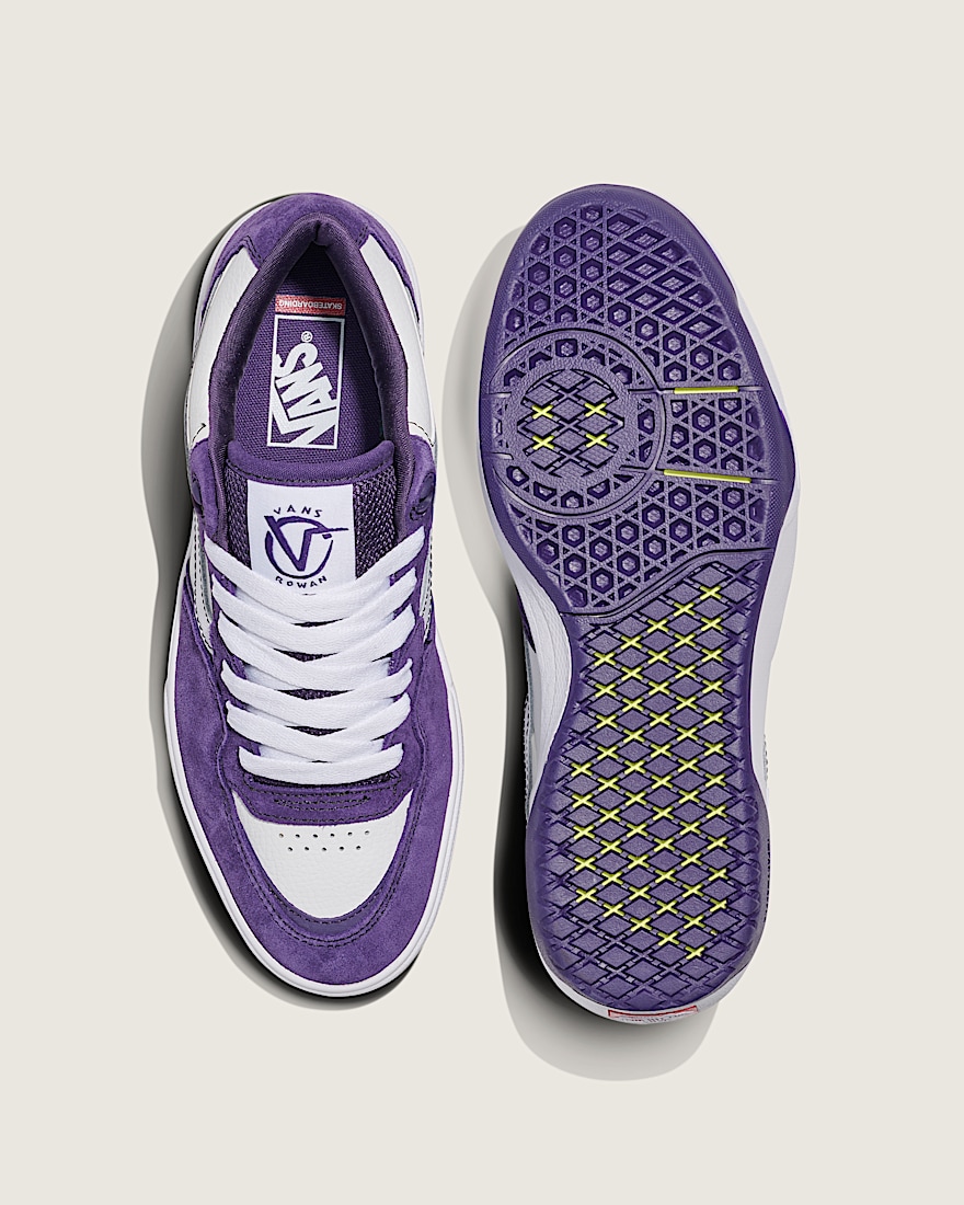 Skate Rowan 20 Shoe VANS Purple White ALT2