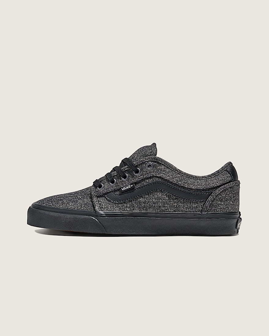 Skate Chukka Low Sidestripe Shoe VANS Charcoal Grey  Black HERO