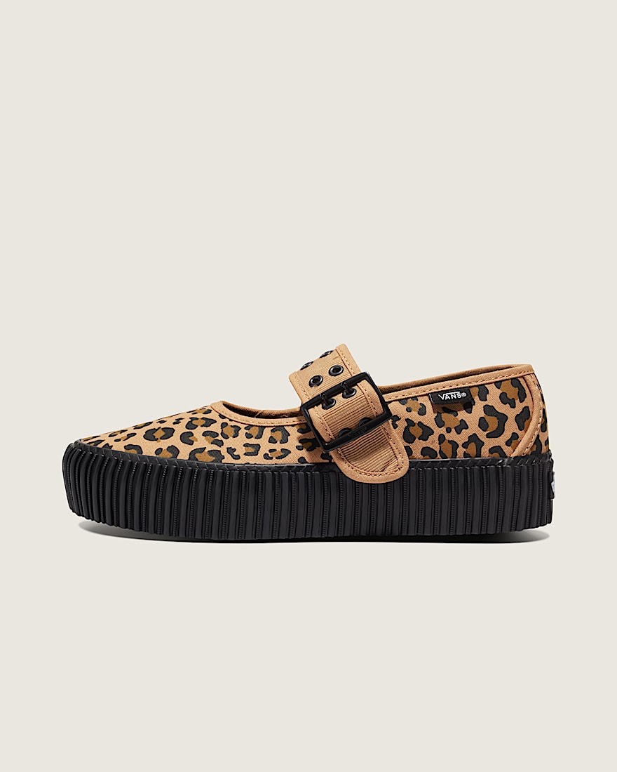 Mary Jane Creeper Shoe VANS Leopard Brown HERO
