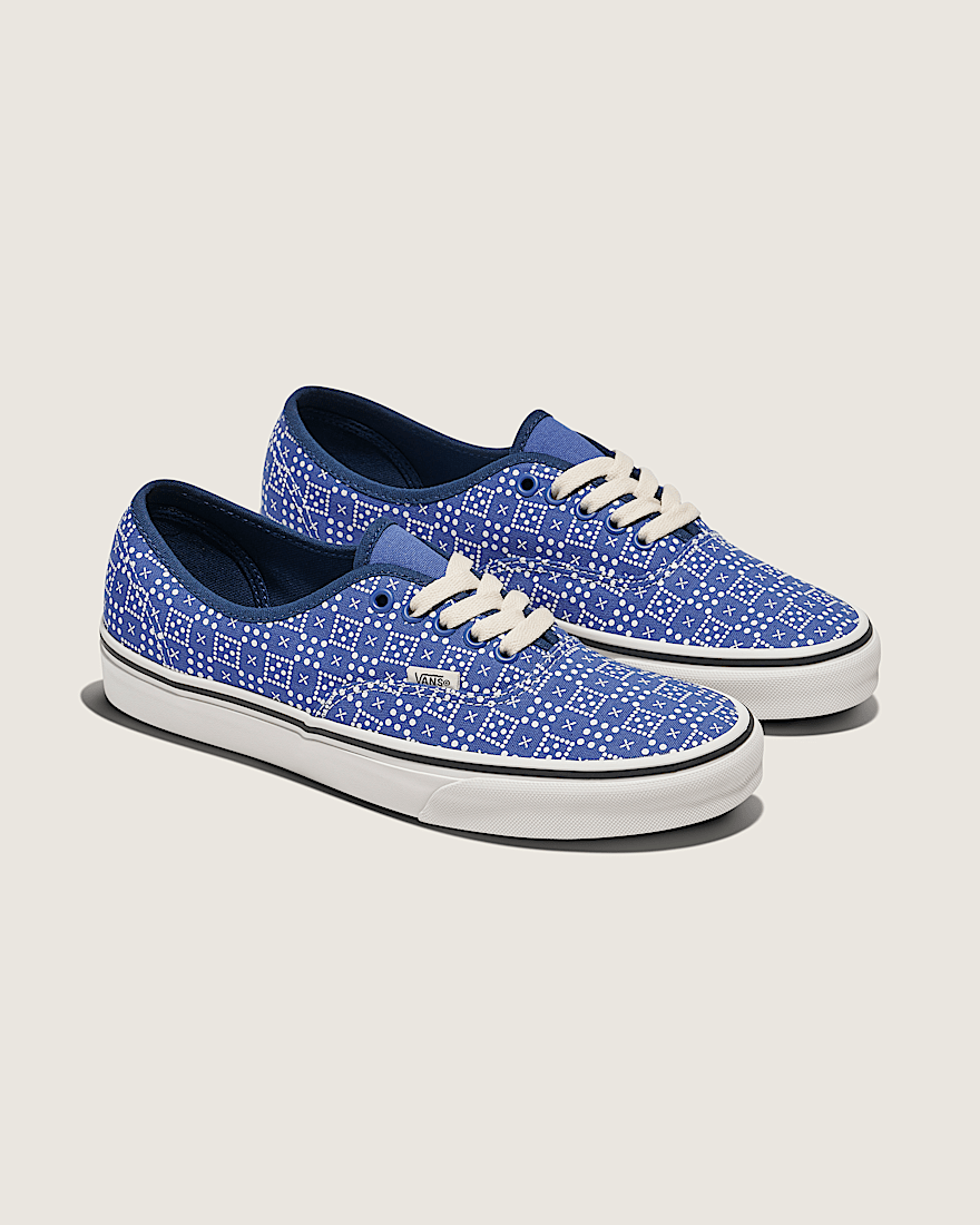 Authentic Shoe VANS Checker Dot Blue ALT1