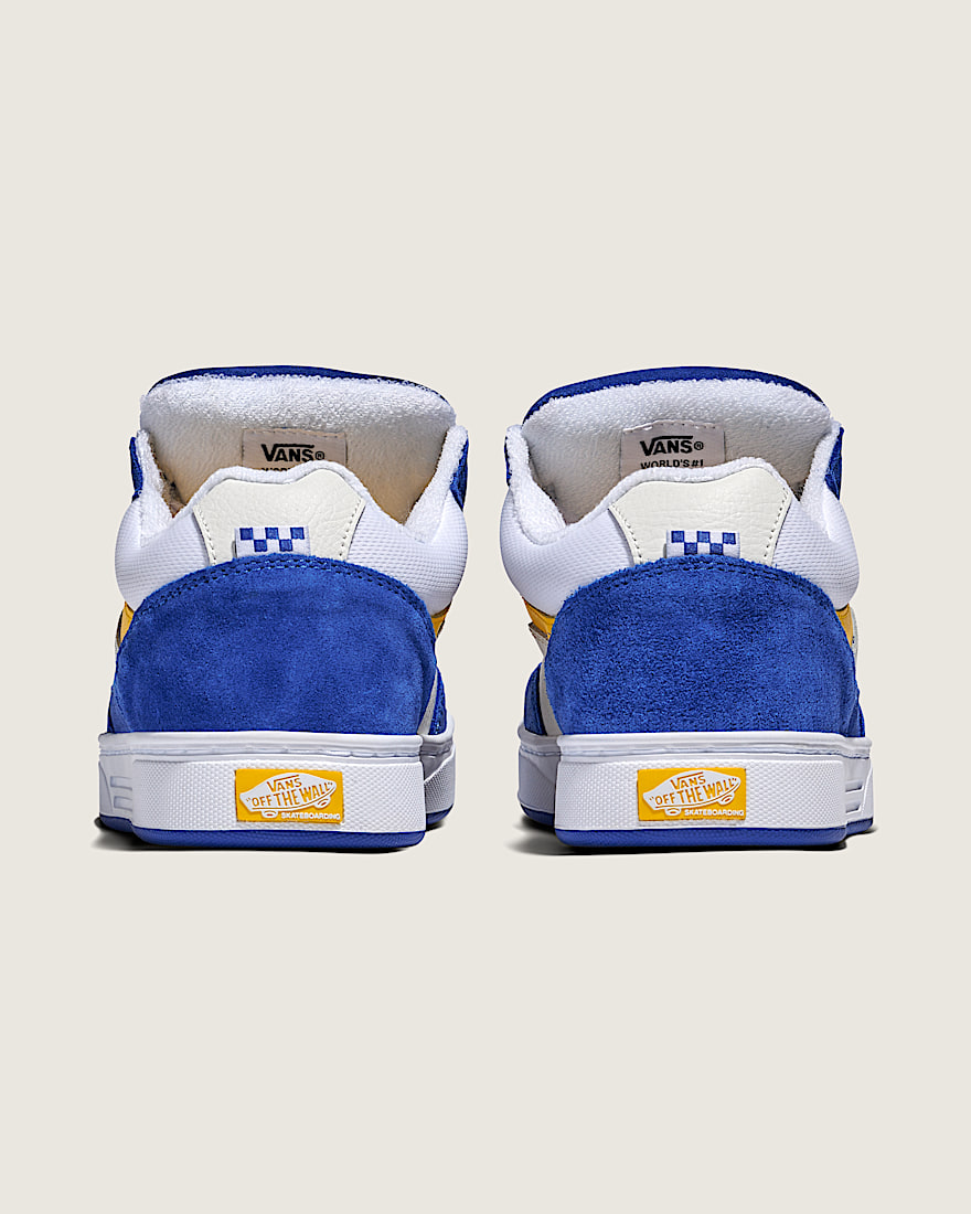 Skate Estazzo Shoe VANS Blue  Yellow  White ALT3