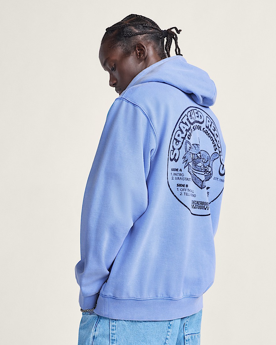 Scratched Records Pullover Hoodie