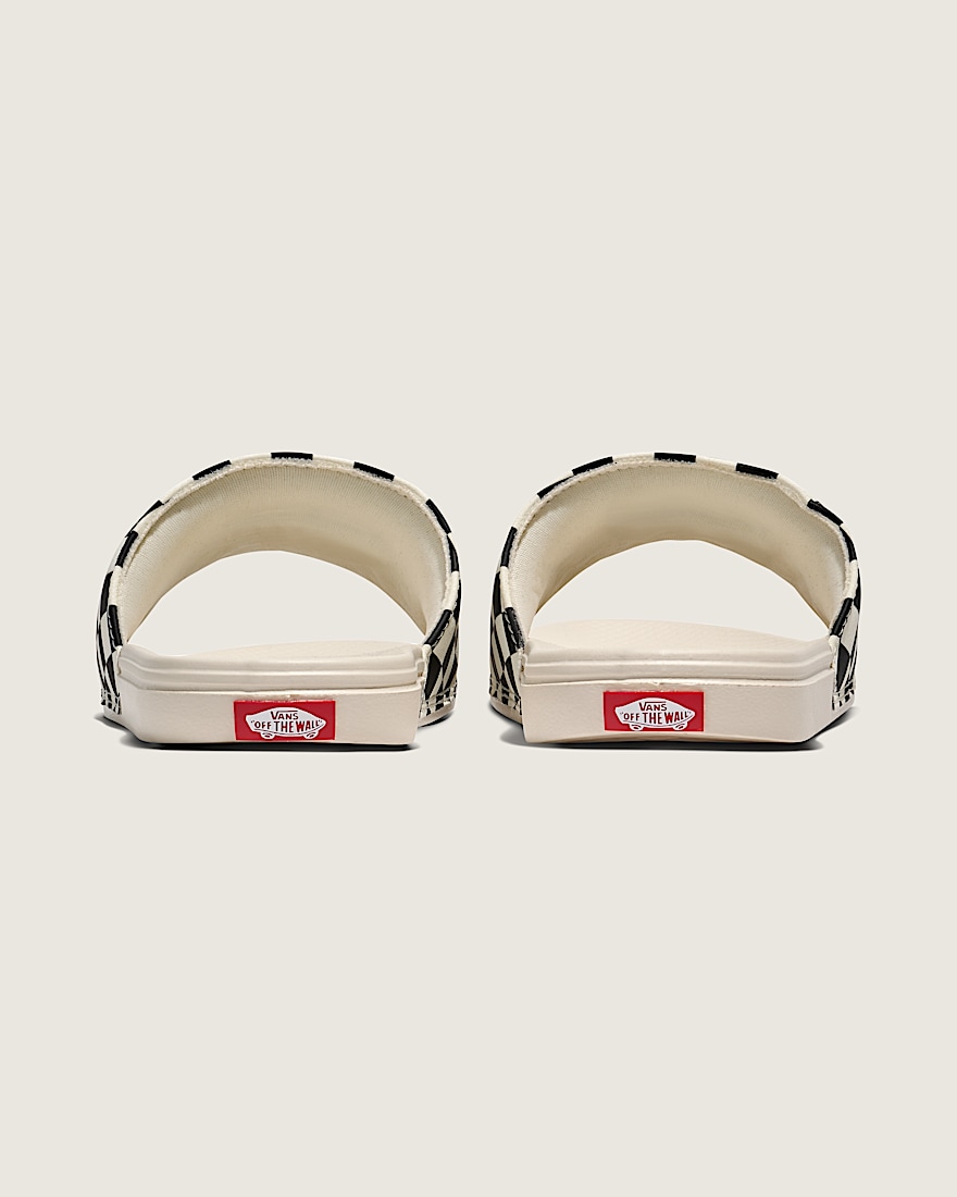 Womens La Costa Checkerboard Slide VANS Checkerboard Black  White ALT3