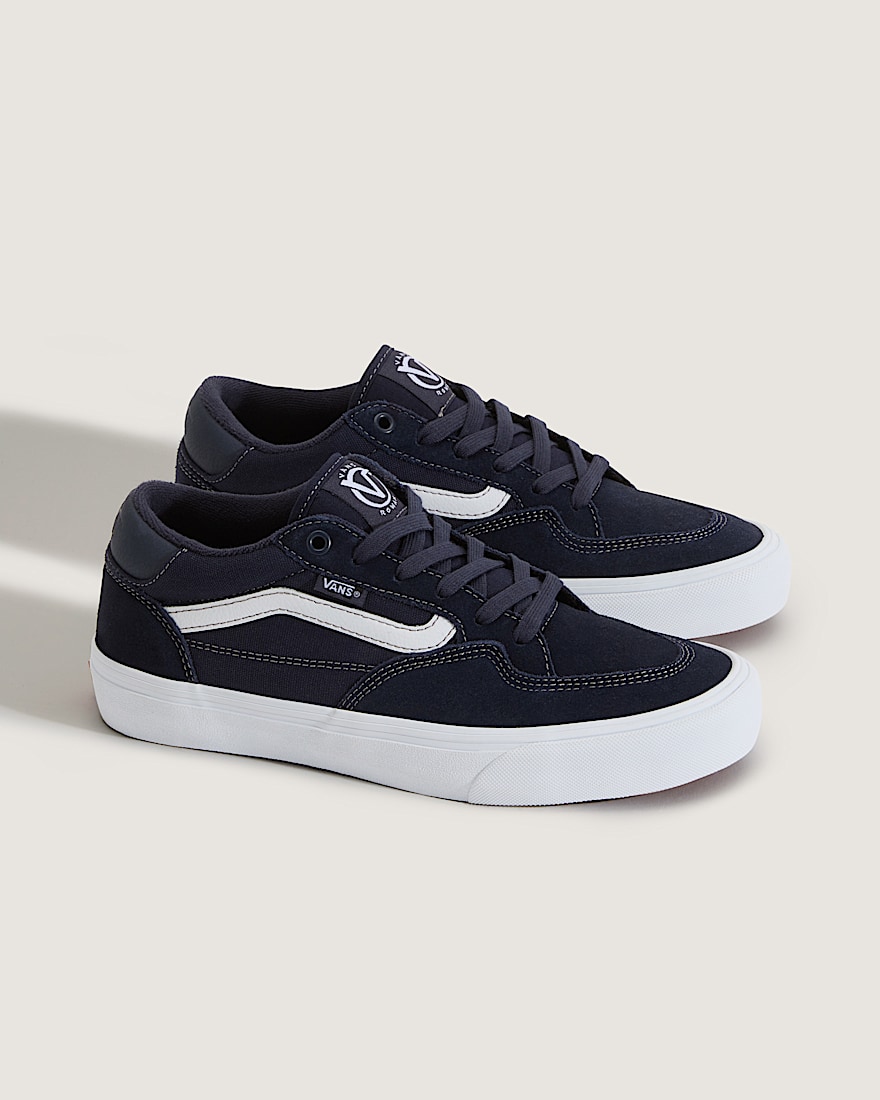 Skate Rowan Shoe VANS Navy Blue  White ALT1