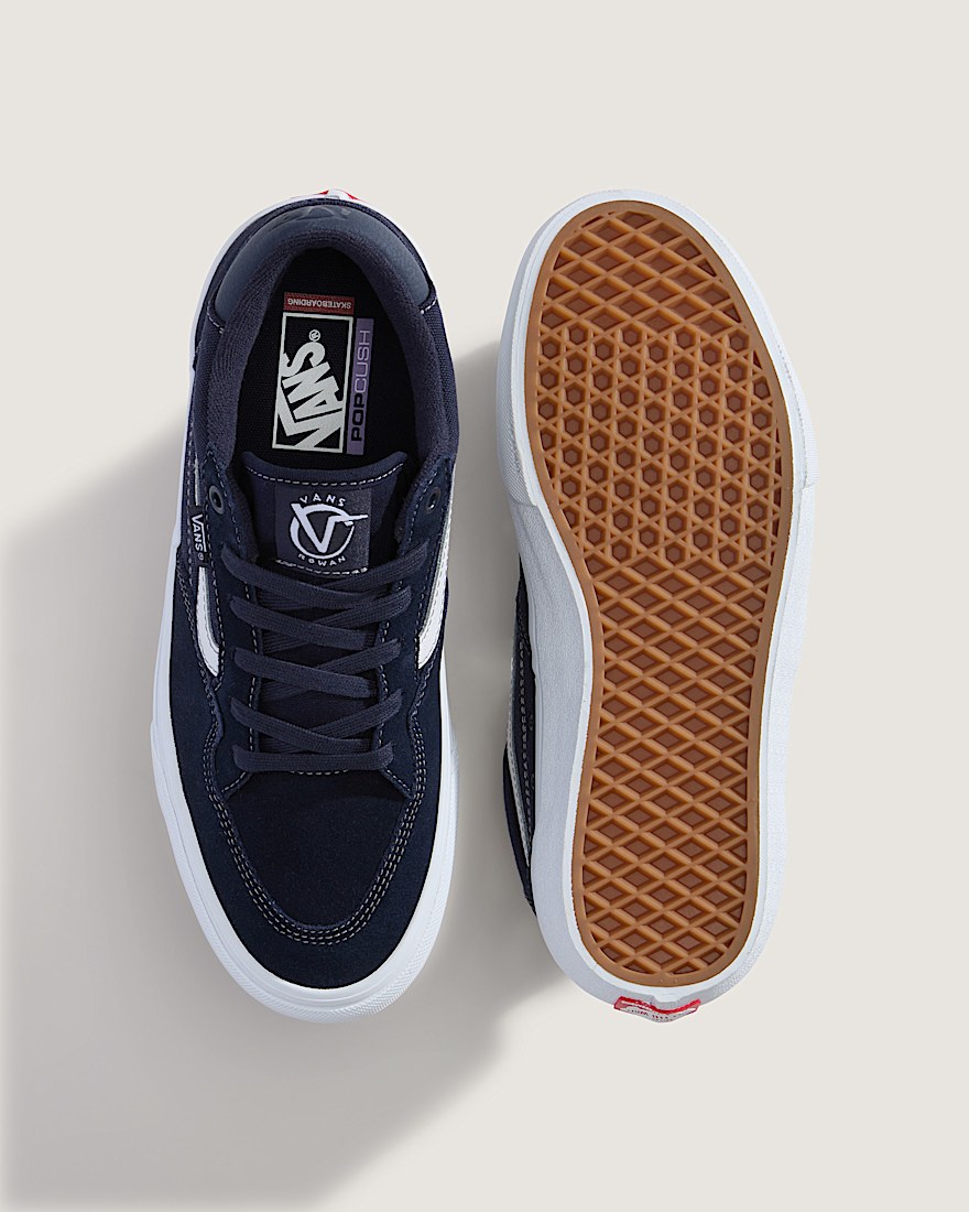 Skate Rowan Shoe VANS Navy Blue  White ALT2