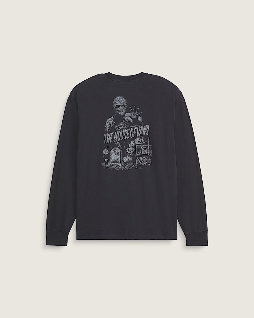 Late Night Long Sleeve Halloween TShirt VANS Black HERO