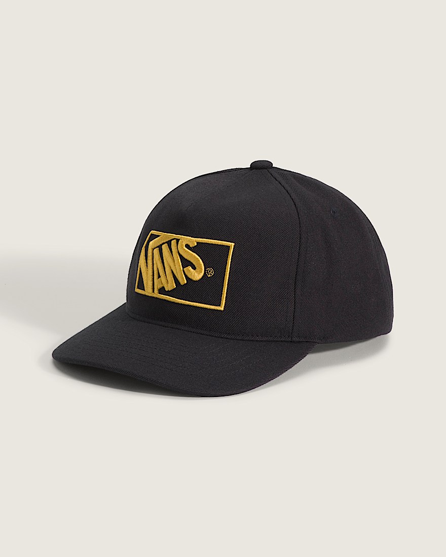 Vans Formula Snapback Hat VANS Black  Burnt Gold Yellow HERO