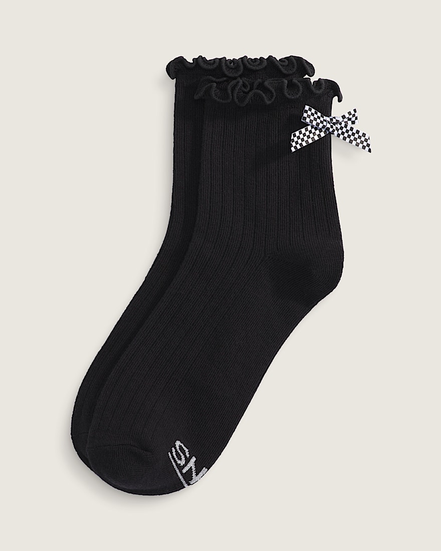 Bow Back Crew Socks VANS Black HERO