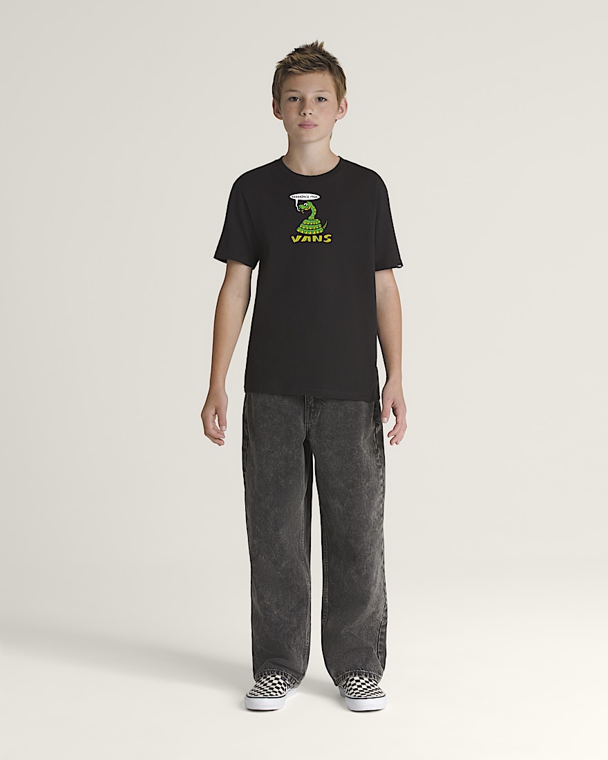 Kids Hissin Since 66 TShirt VANS Black ALT2