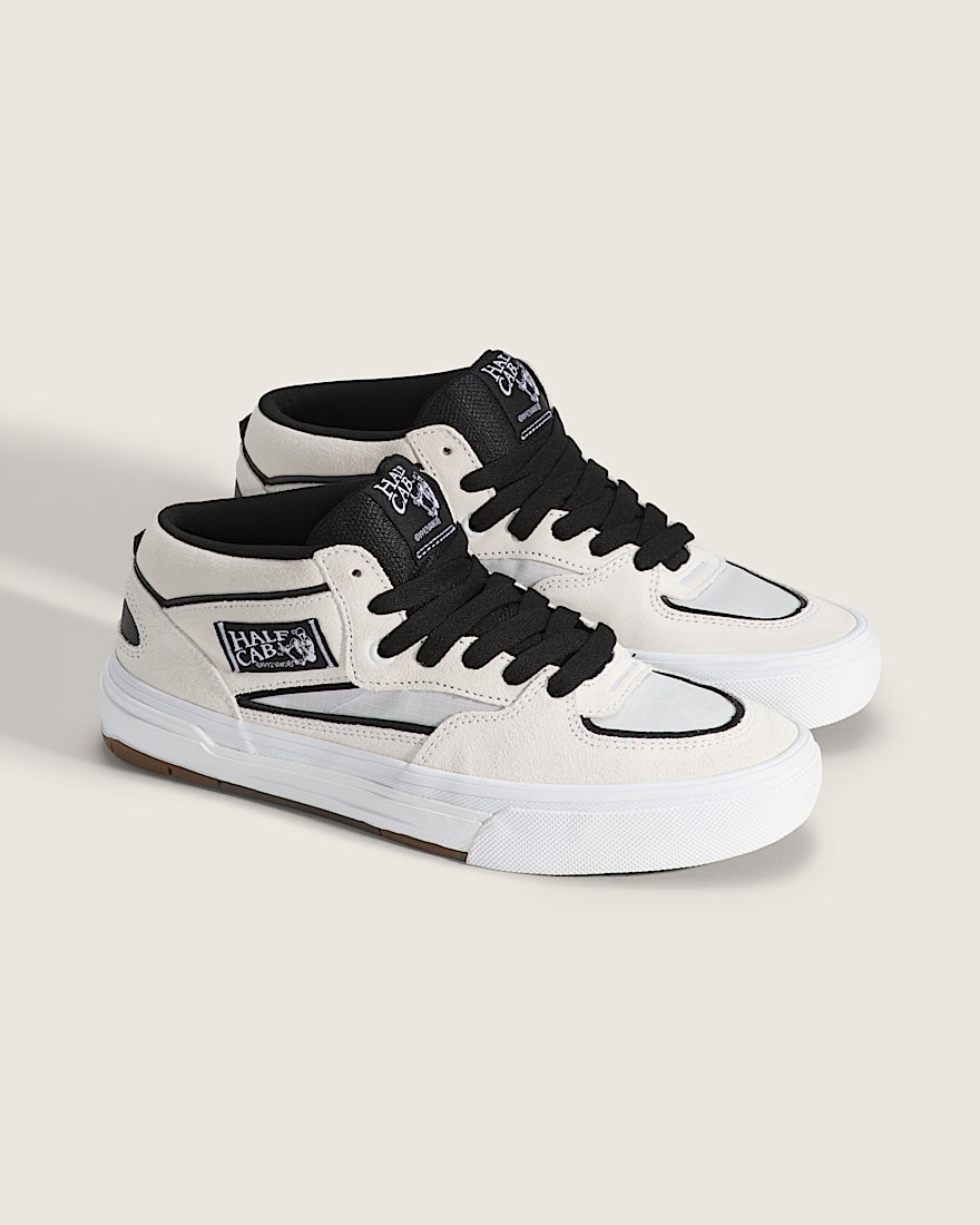 Skate Half Cab Wafflecup Shoe VANS White  Black ALT1