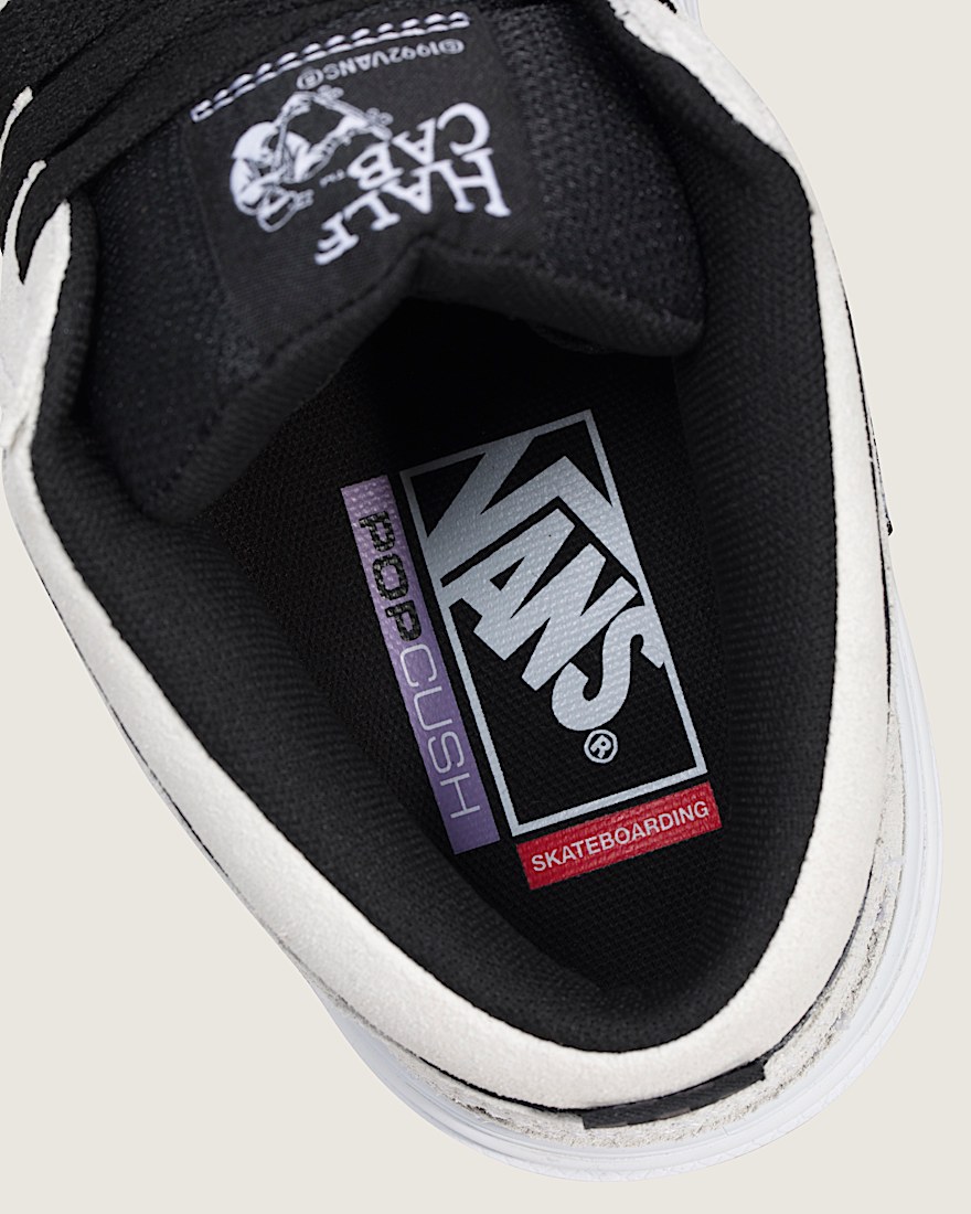 Skate Half Cab Wafflecup Shoe VANS White  Black ALT4
