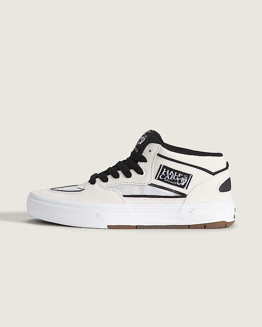 Skate Half Cab Wafflecup Shoe VANS White  Black HERO