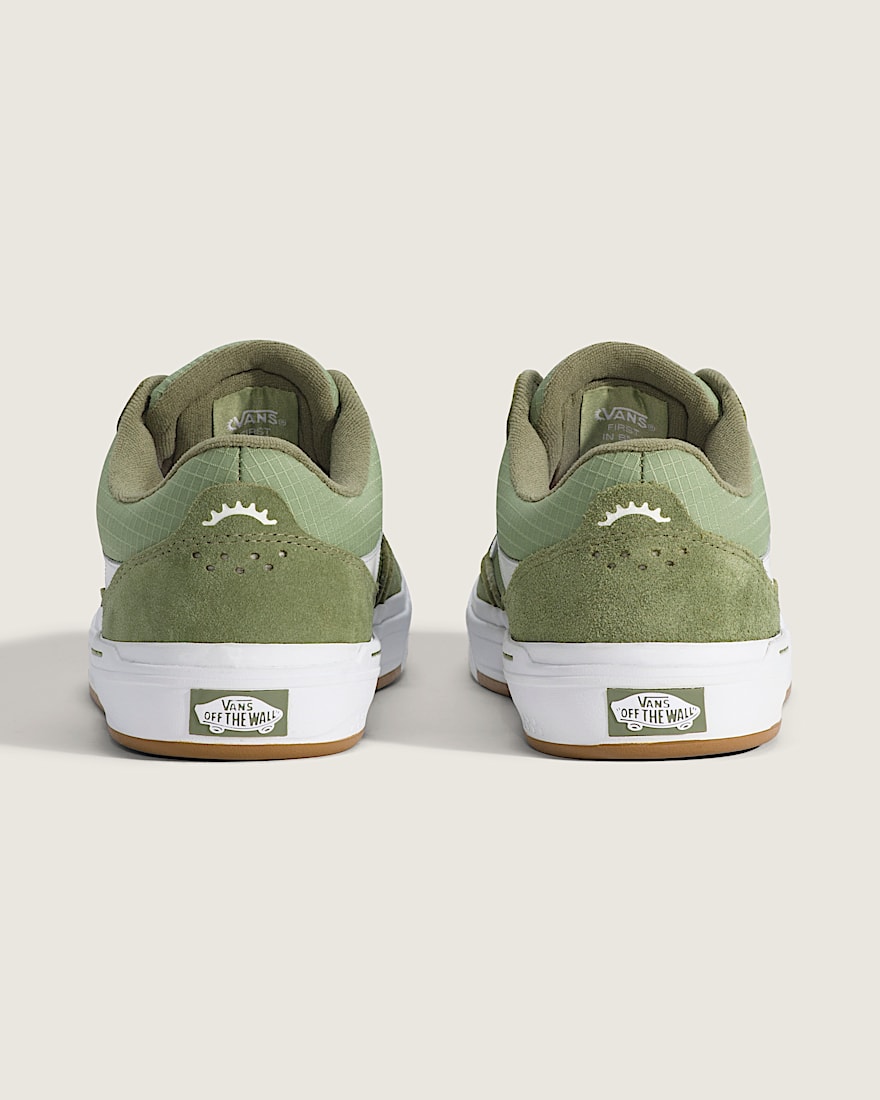 BMX Proof Wafflecup Shoe VANS Olive Green  White ALT3