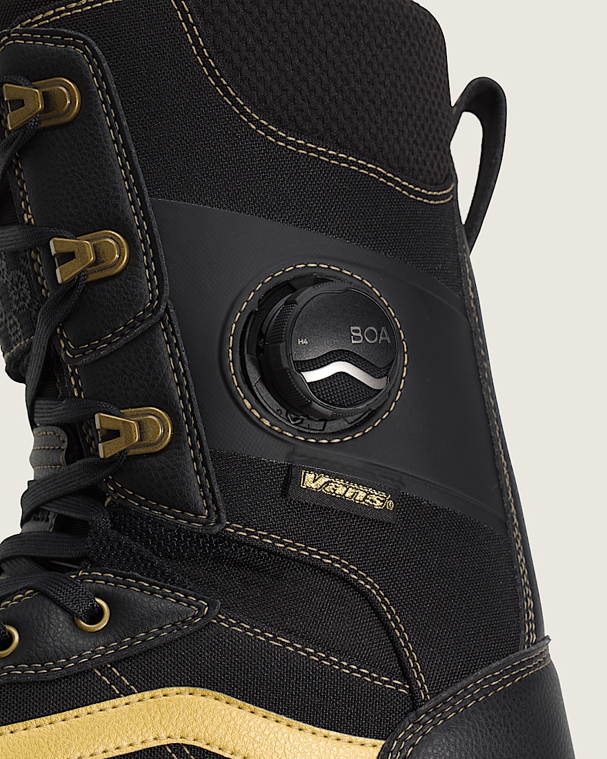 Invado Pro X Rene Rinnekangas Snowboard Boot VANS Black Gold Yellow ALT7