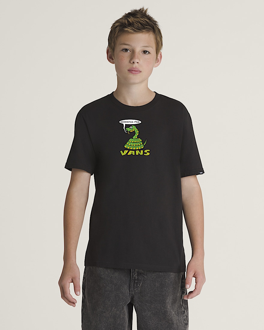 Kids Hissin Since 66 TShirt VANS Black HERO