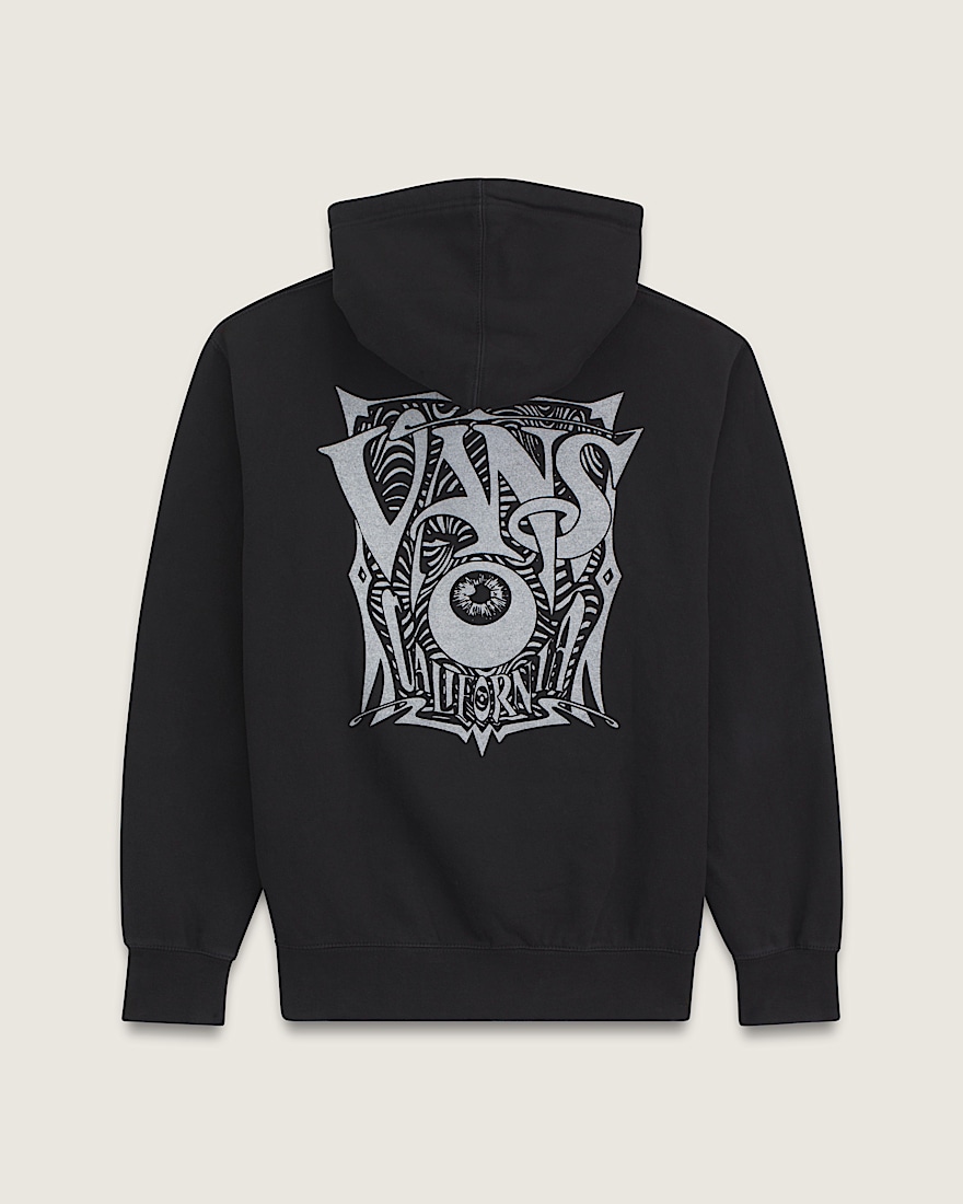 Waffle Shop Optic Eye Pullover Hoodie VANS Black HERO