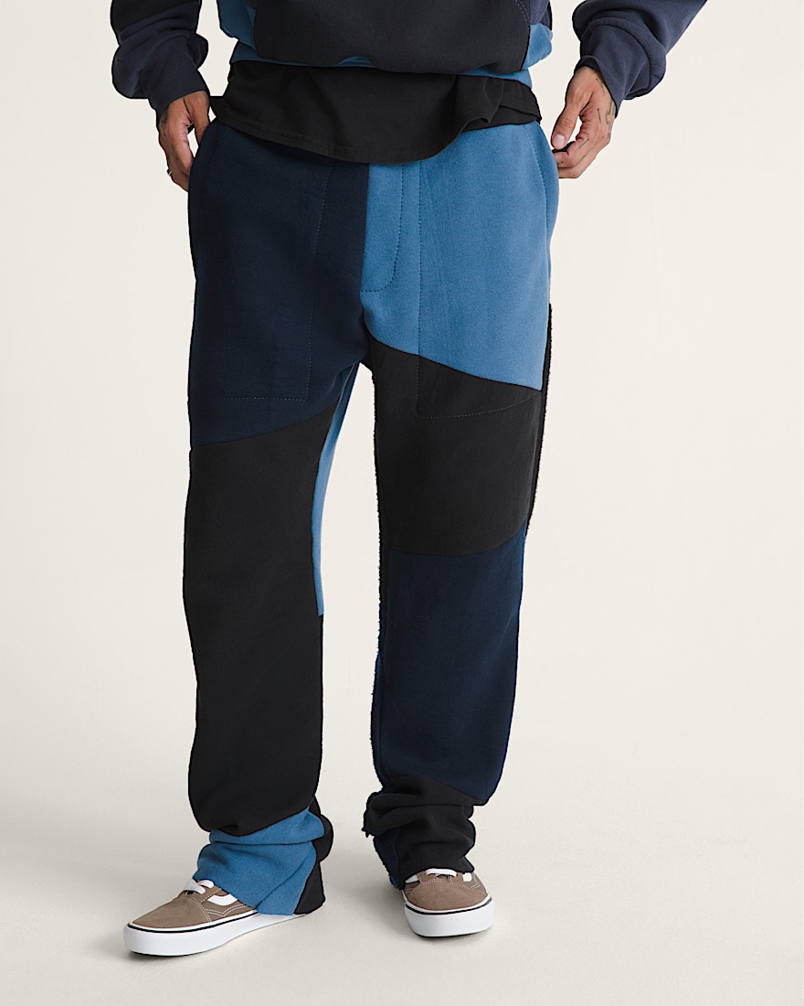 Waffle Shop Reimagined Pieced Sweatpants VANS Blue ALT2