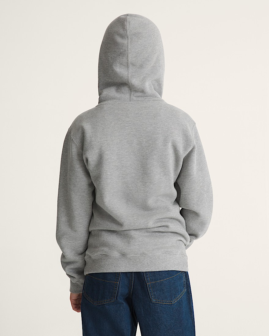 Kids Vans Mouf Pullover Hoodie VANS Cement Heather Grey ALT3
