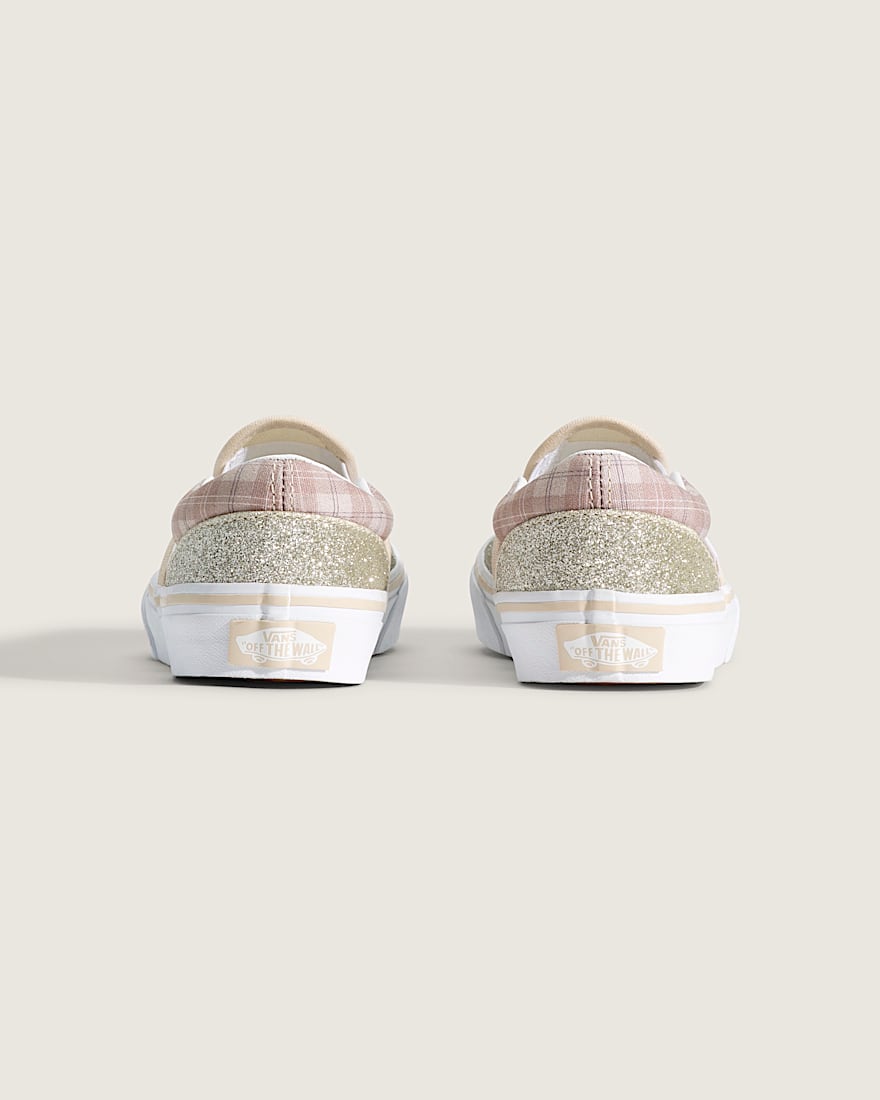 Little Kids Classic SlipOn Shoe VANS Glitter Plaid Incense ALT3