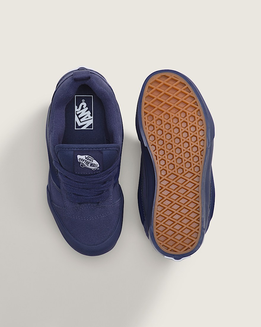 Little Kids Knu Skool Shoe VANS Deep Twilight Blue ALT2