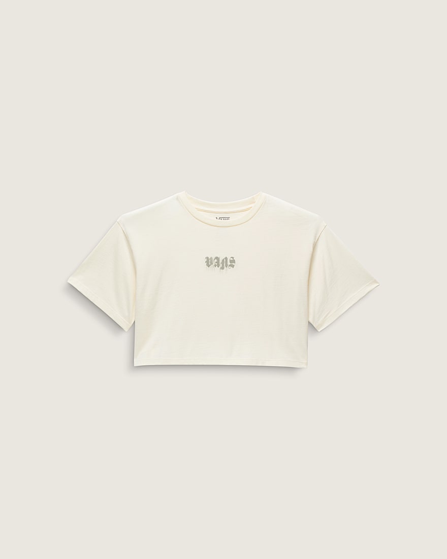 Grafitti Nightwash TShirt VANS Lemon Icing Cream White FLATLAY