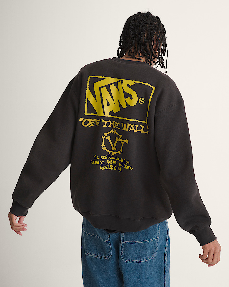 Circle Bones Formula Crew Sweatshirt VANS Black ALT3