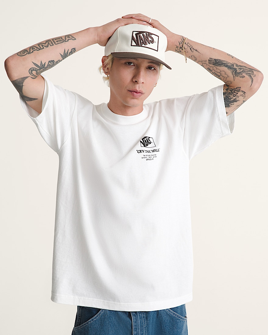 Circle Bones TShirt VANS White ALT2