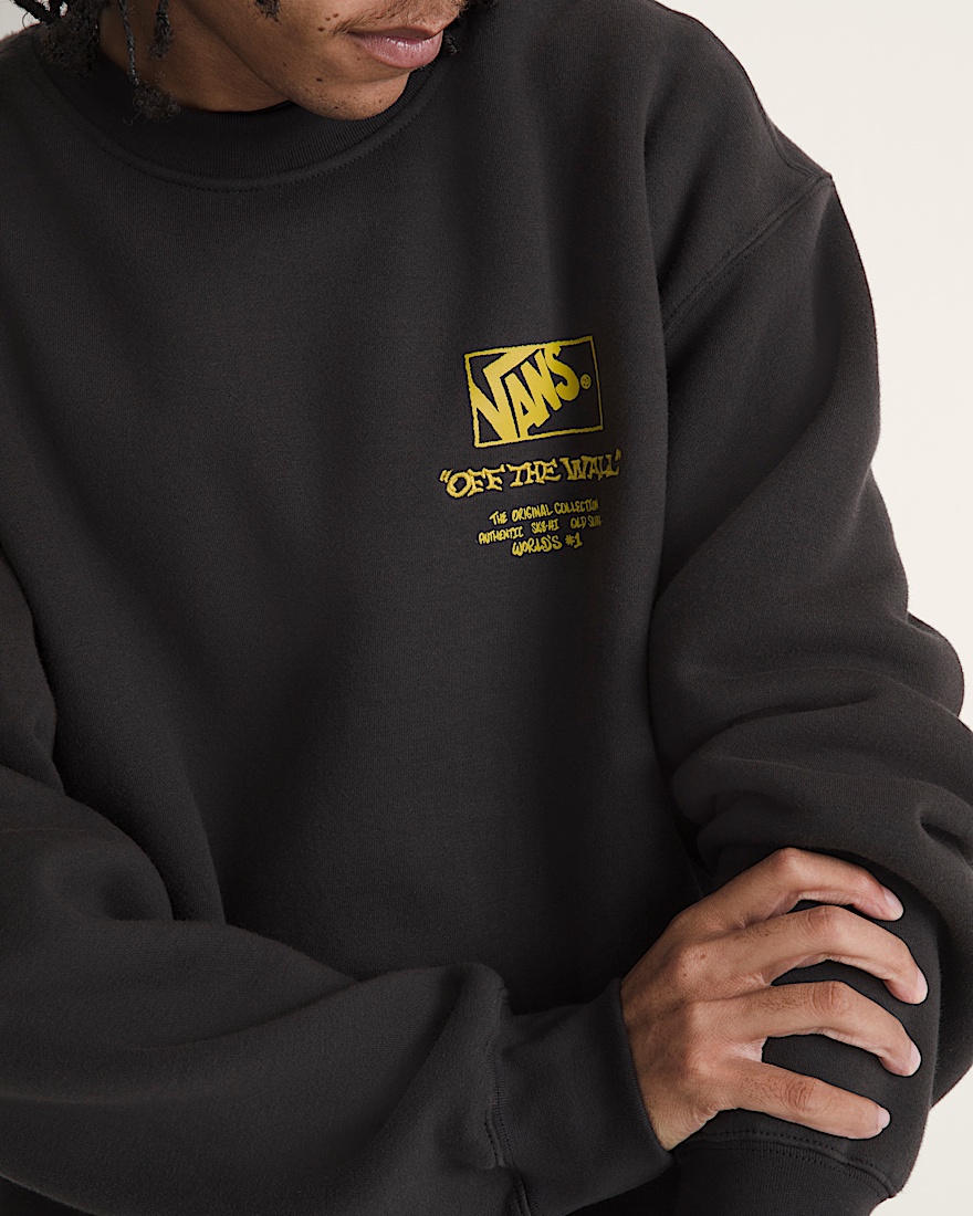 Circle Bones Formula Crew Sweatshirt VANS Black ALT5