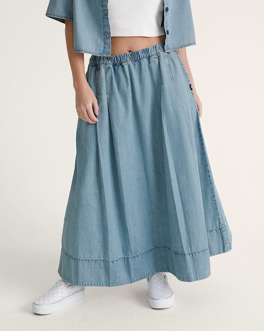 Francesca Full Skirt VANS True Navy Blue ALT1