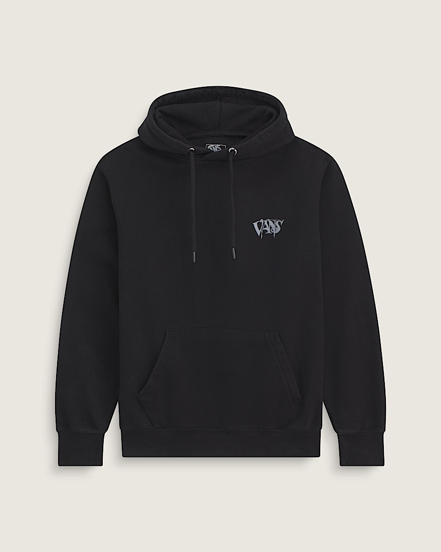 Waffle Shop Optic Eye Pullover Hoodie VANS Black ALT2