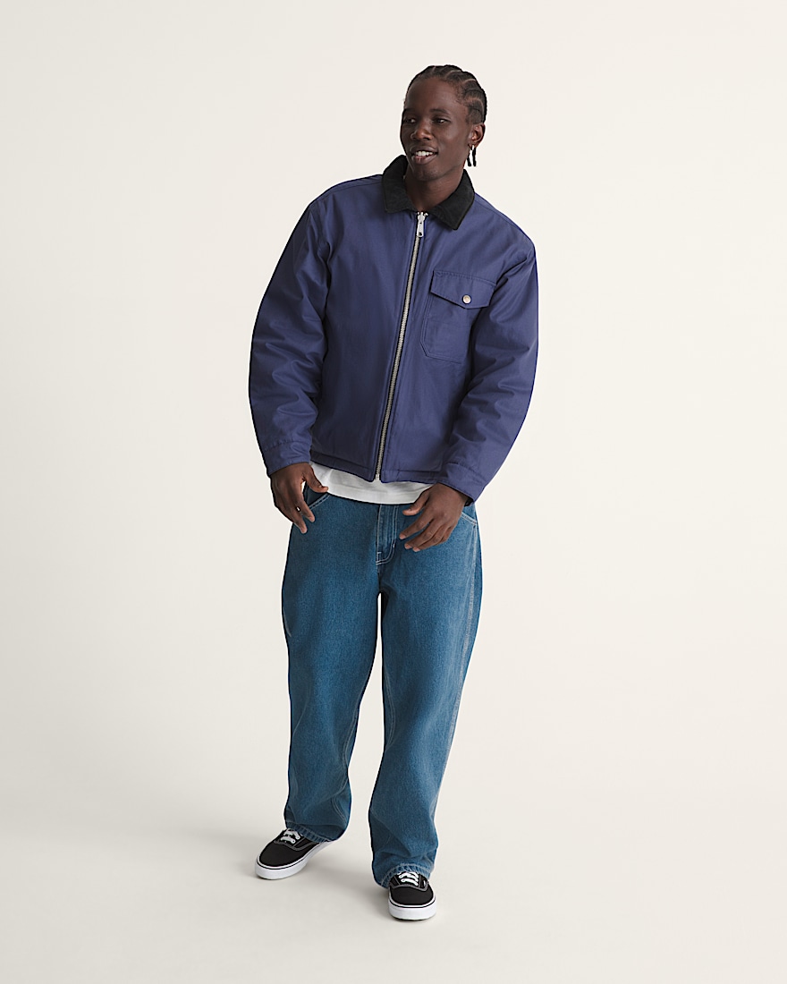 Skate Garage Reversible Jacket VANS Deep Twilight Blue ALT4