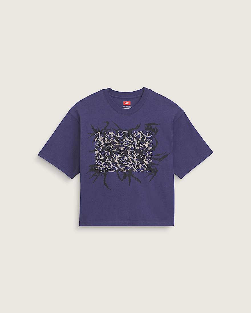 Skate Blurred TShirt VANS Deep Twilight Blue HERO