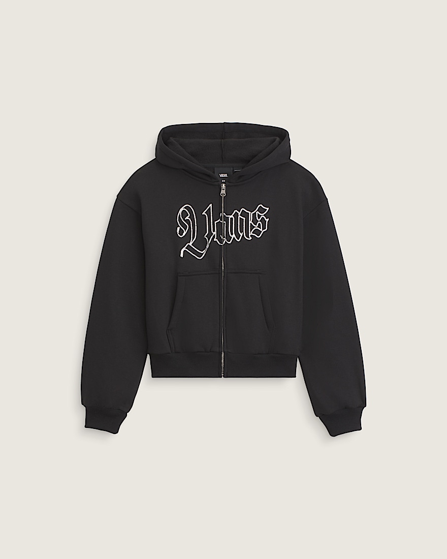 Kids Shining Zip Hoodie VANS Black HERO