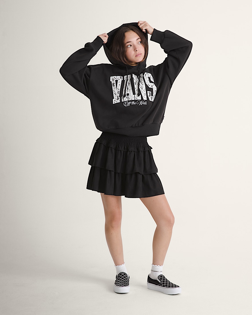 Ava Tiered Mini Skirt VANS Black ALT3