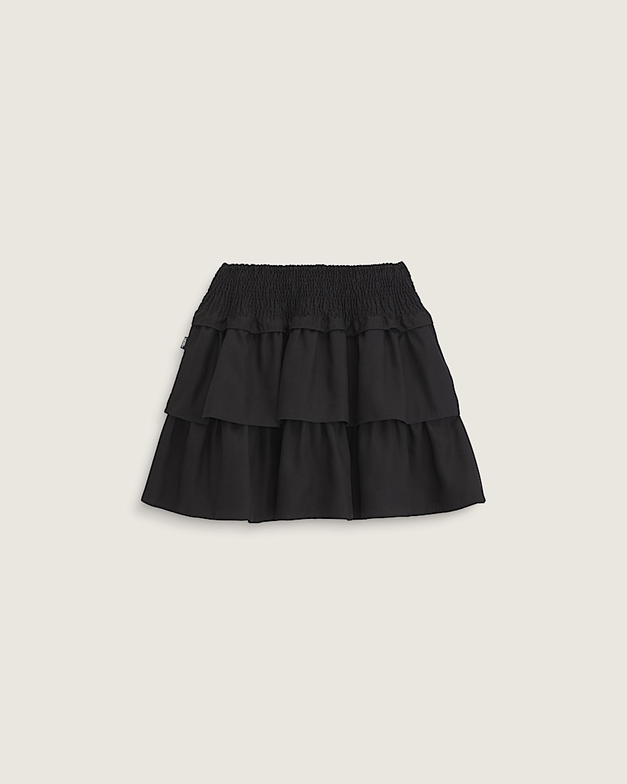 Ava Tiered Mini Skirt VANS Black HERO