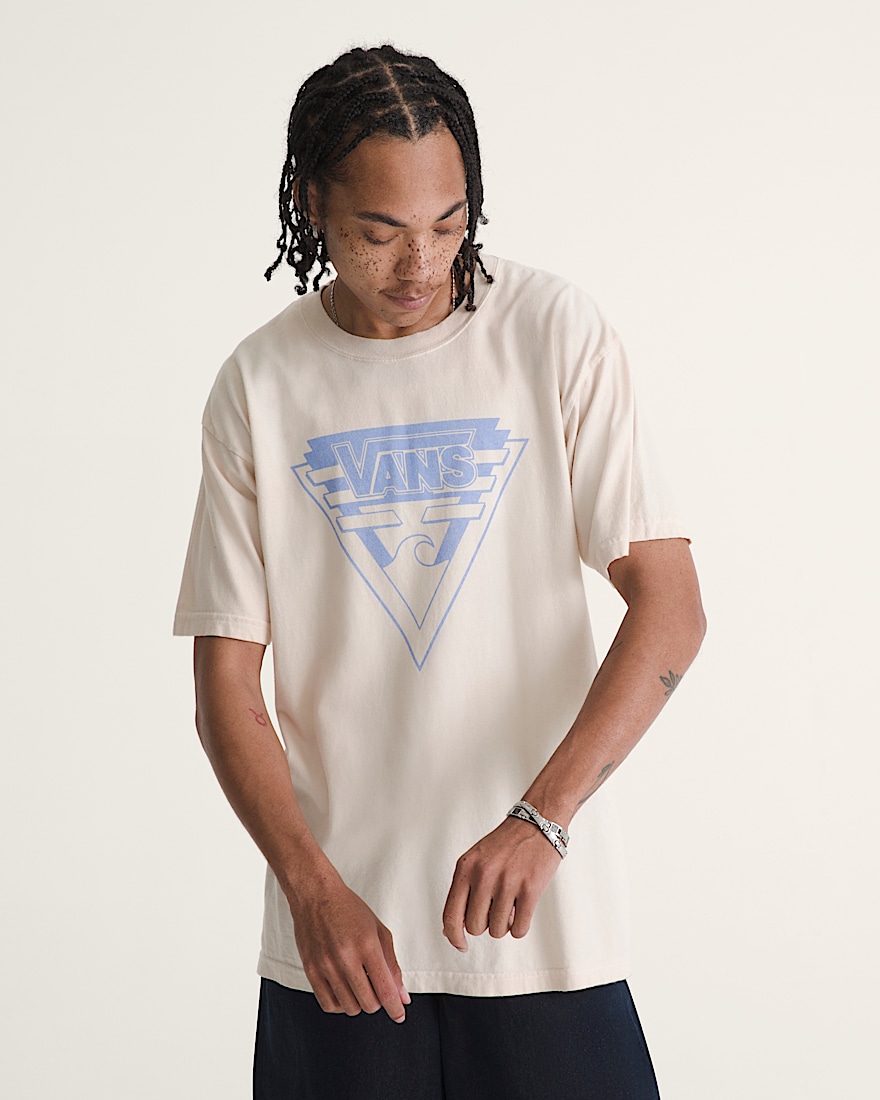 Waffle Shop Wave Blend TShirt VANS Marshmallow White ALT2