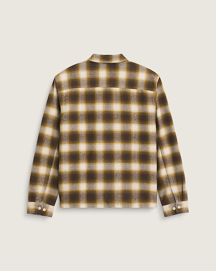 Crestmont Plaid Shacket VANS Brown  Yellow ALT1