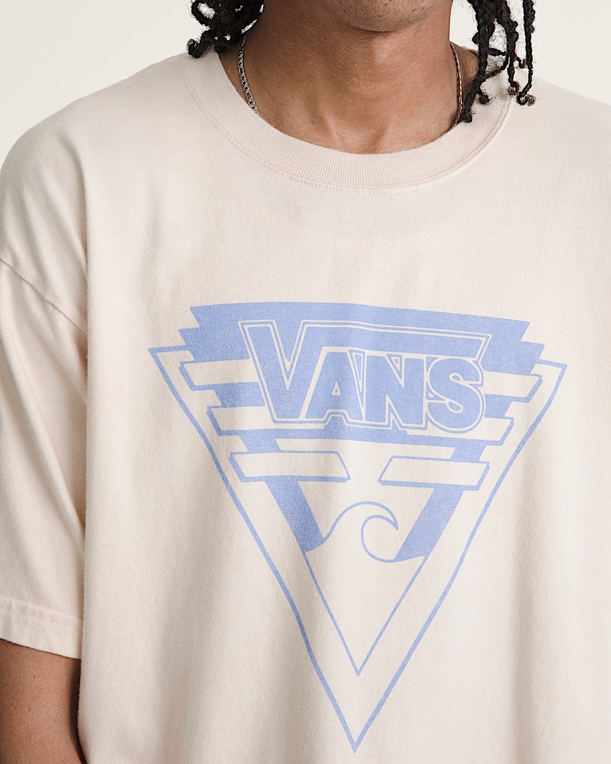 Waffle Shop Wave Blend TShirt VANS Marshmallow White ALT6