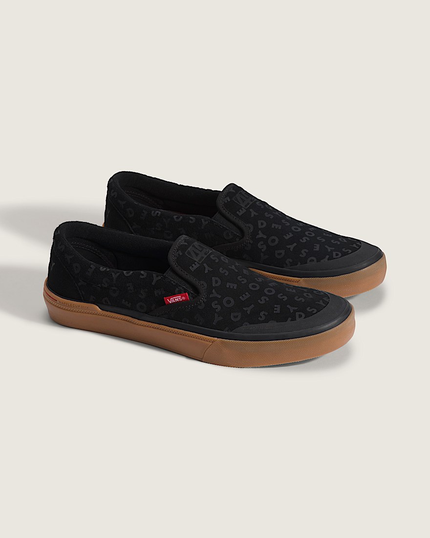 Vans X Odyssey BMX Classic SlipOn WaffleCup Shoe VANS Odyssey Black  Red ALT2