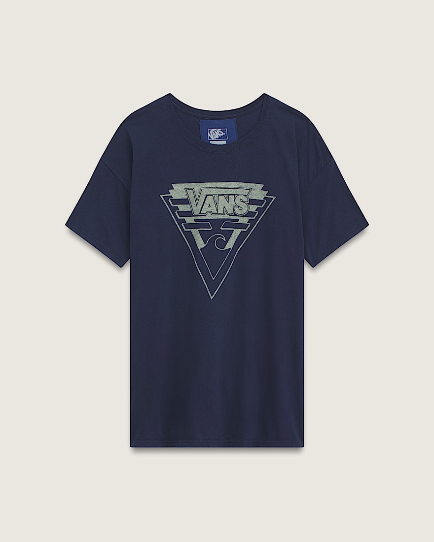 Waffle Shop Wave Blend TShirt VANS Navy Blue HERO