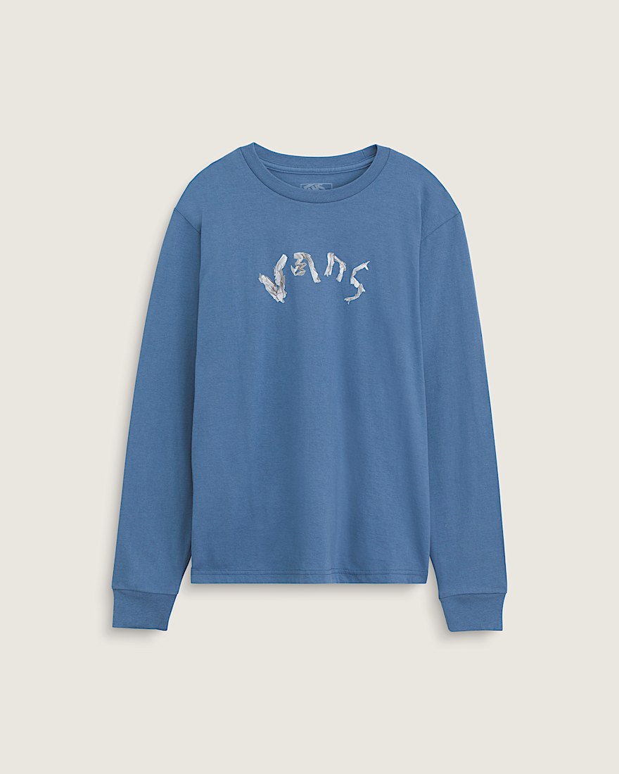 Big Kids Ideas 66 Long Sleeve TShirt VANS True Navy Blue HERO