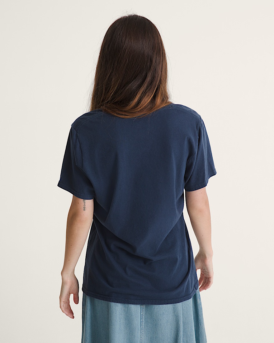 Waffle Shop Wave Blend TShirt VANS Navy Blue ALT5