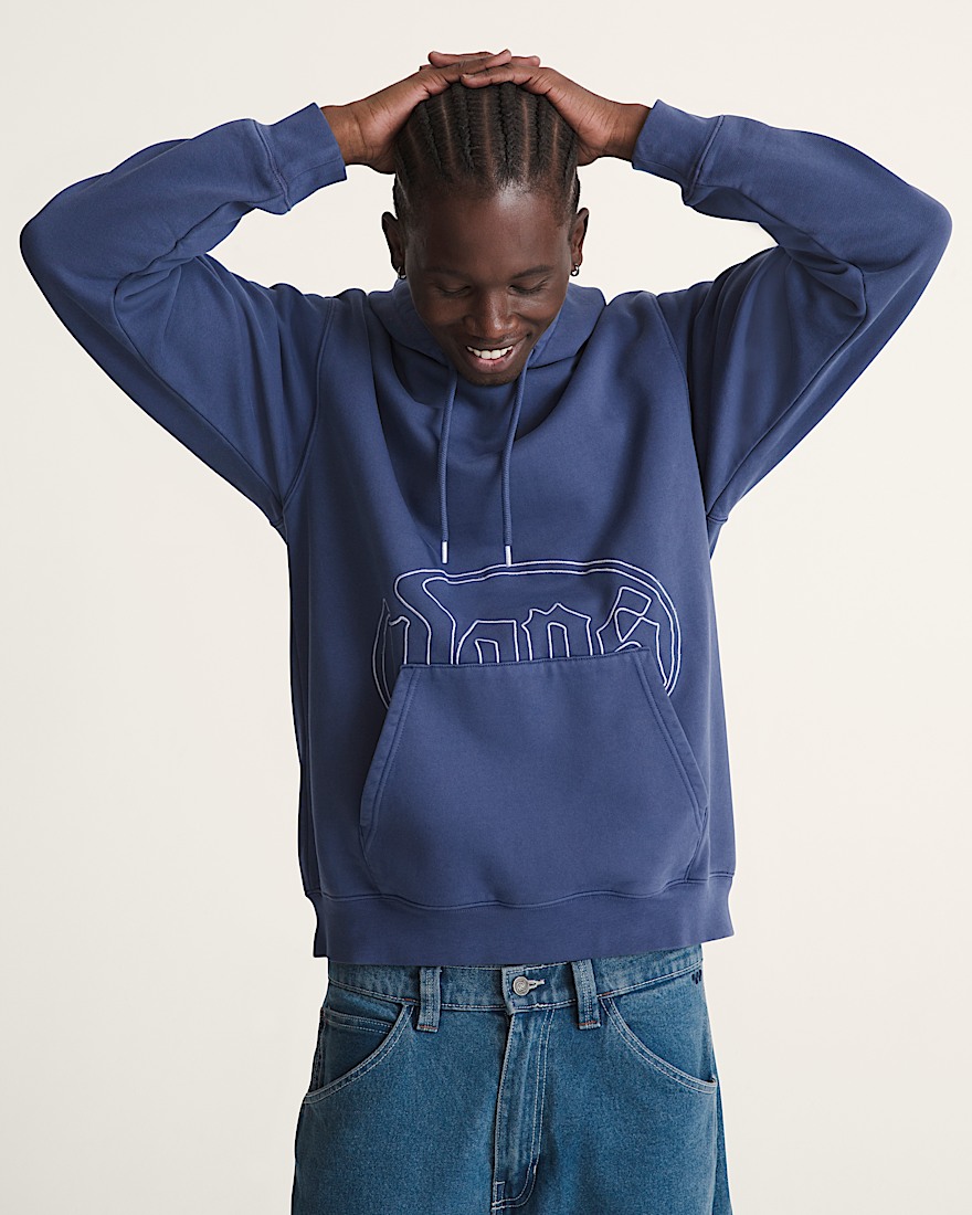 Olde Tymes Pullover Hoodie VANS Deep Twilight Blue ALT2