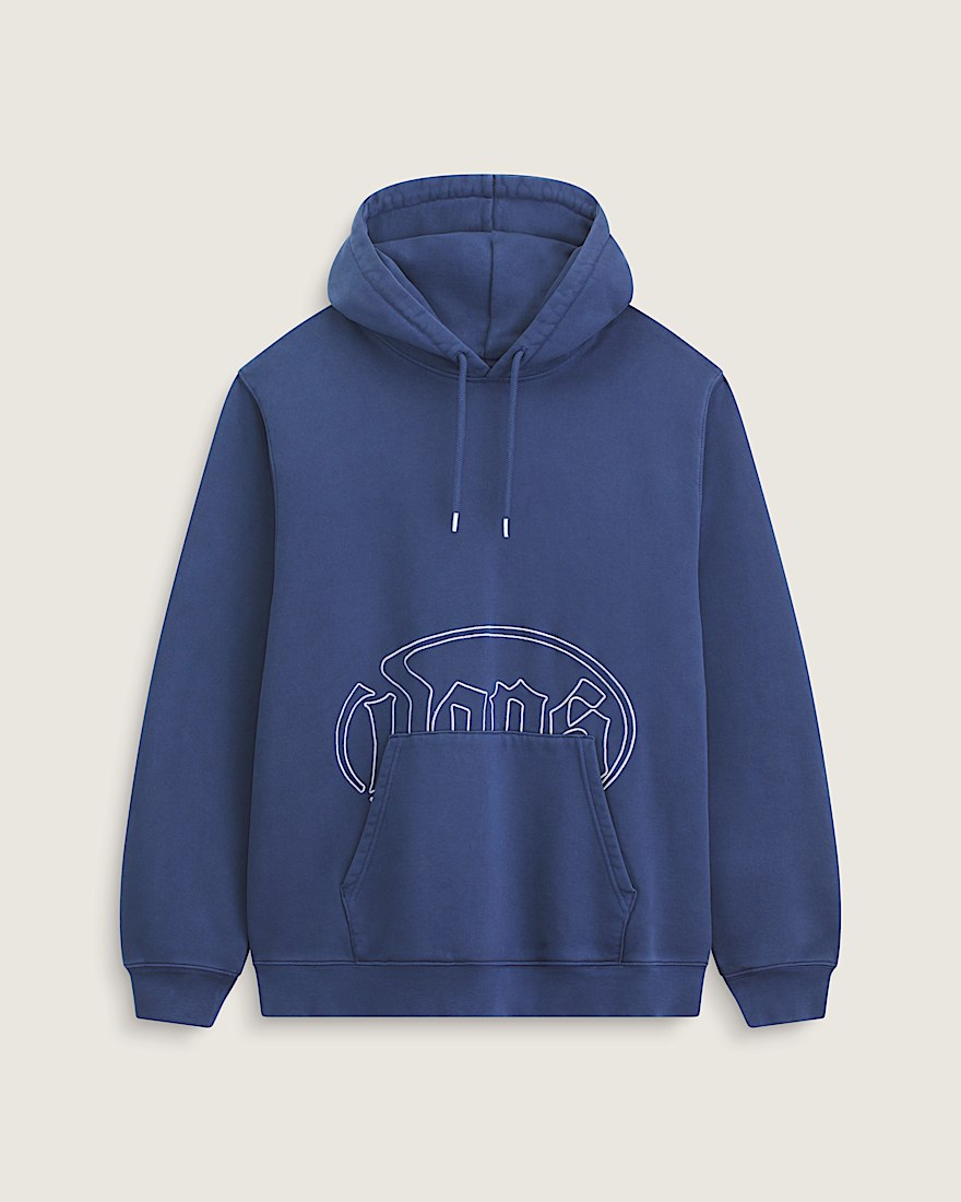 Olde Tymes Pullover Hoodie VANS Deep Twilight Blue HERO