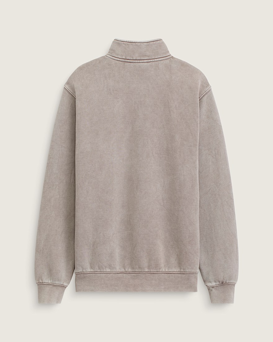 Peak Quarter Zip Sweatshirt VANS Pewter Grey ALT1